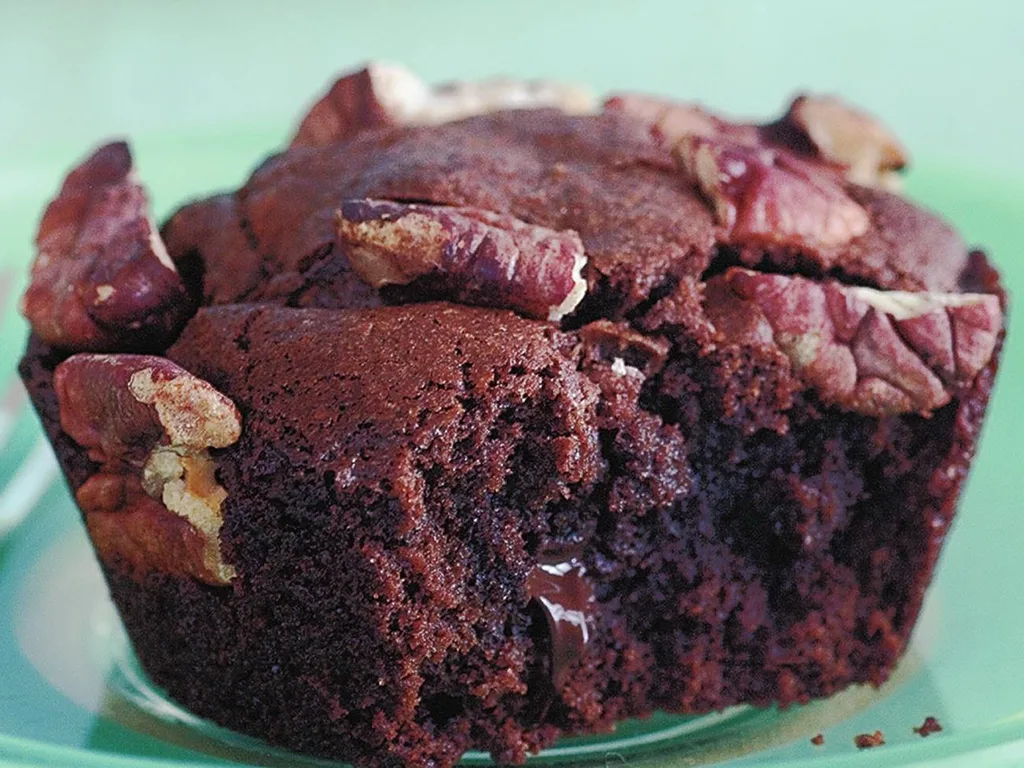 Pecan and chocolate brownies