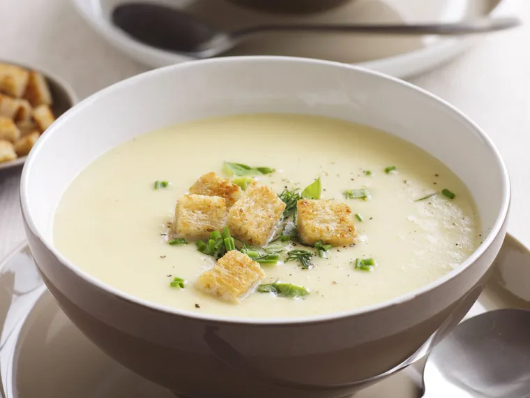 Potato and leek soup