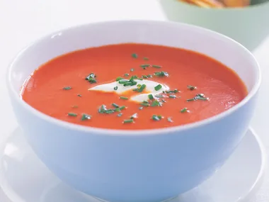 Red capsicum soup