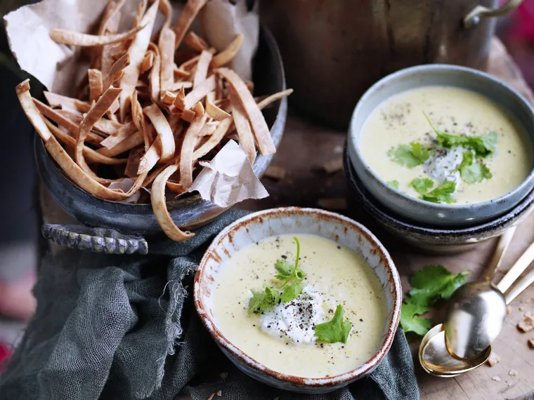 Sweet corn soup