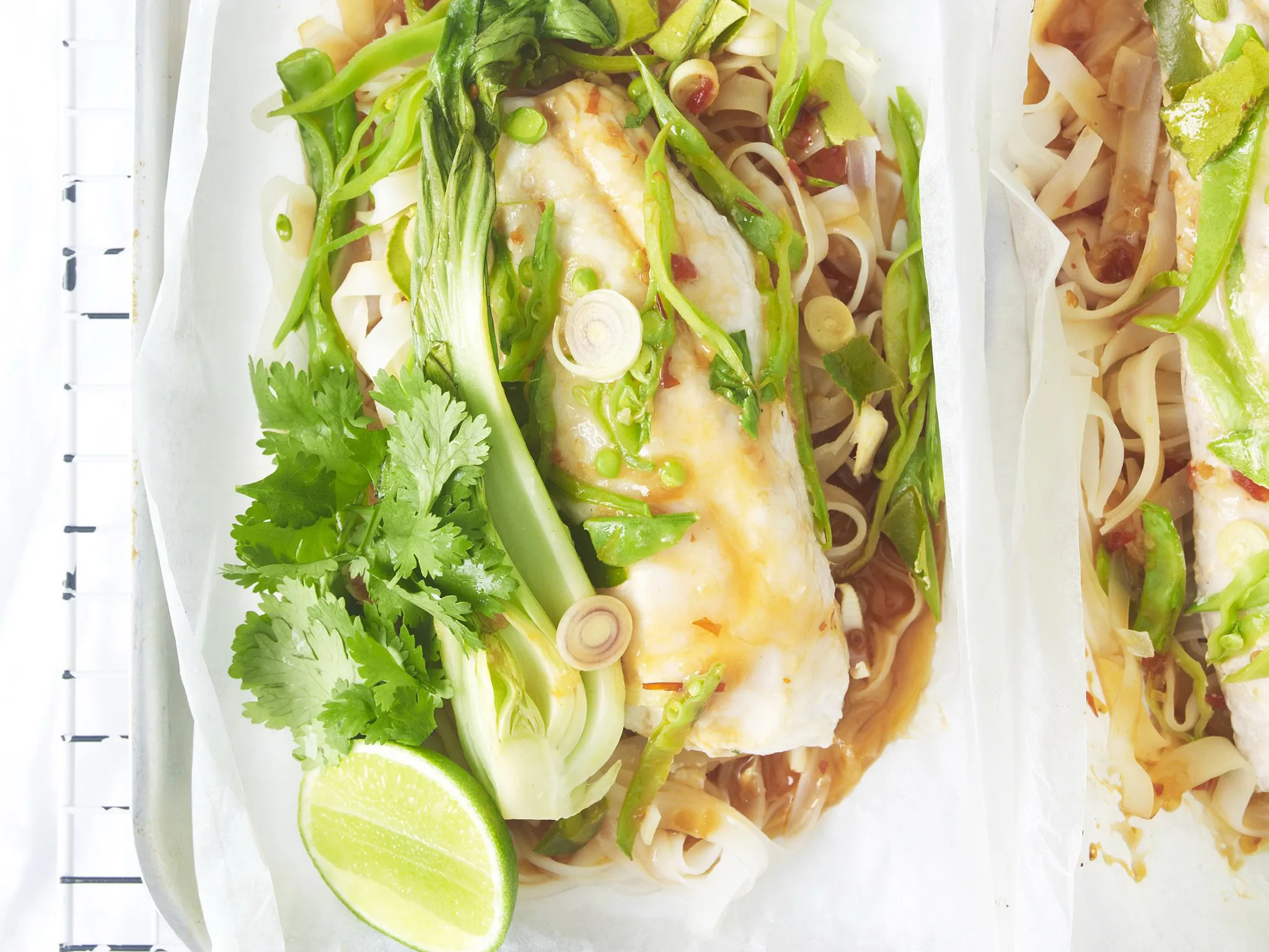 Thai fish parcels