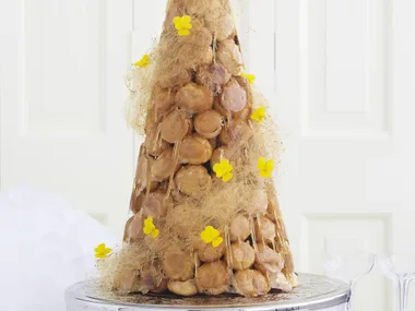 Traditional croquembouche