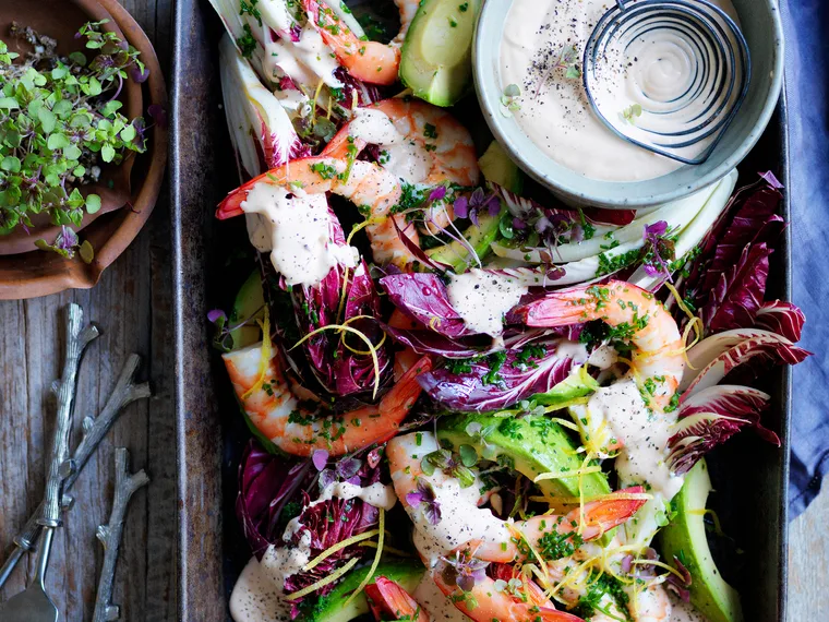 Prawn cocktail platter