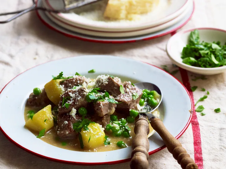 White wine and lamb one pot