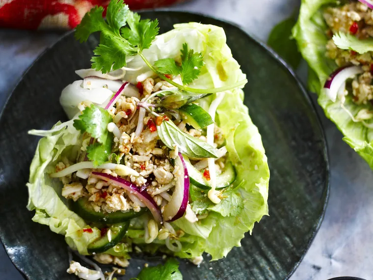 larb gai (spicy chicken salad)