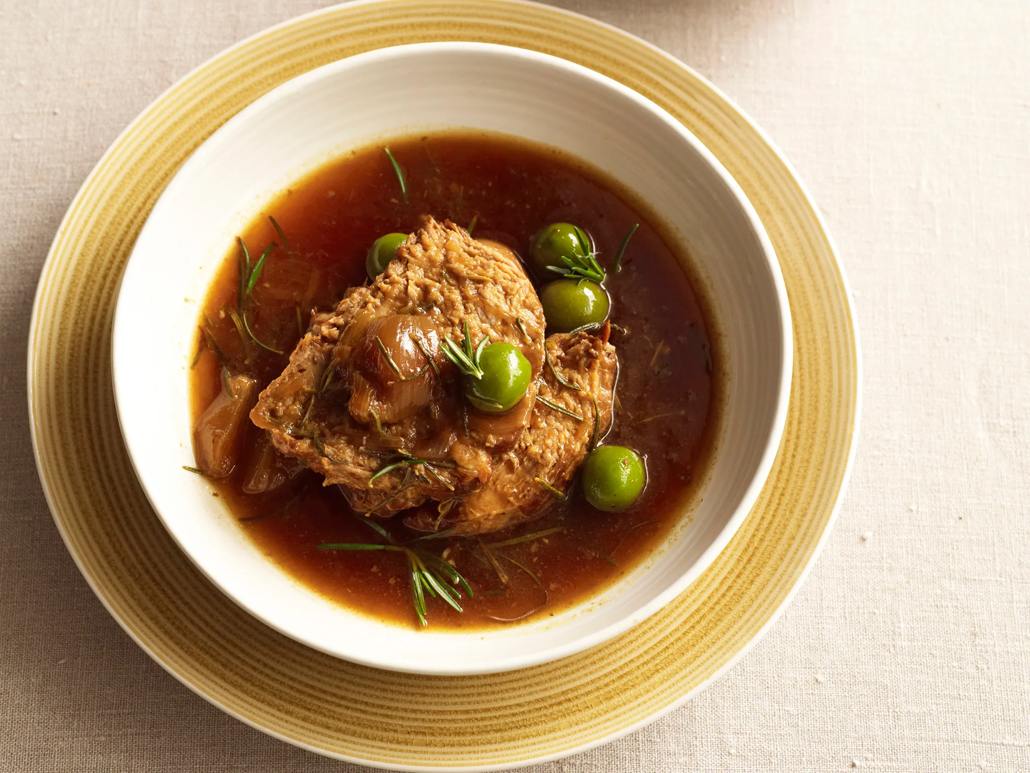 Honey and balsamic braised pork