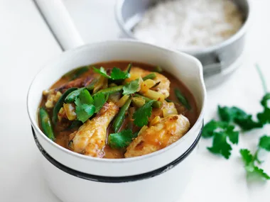 Peri peri coconut chicken curry