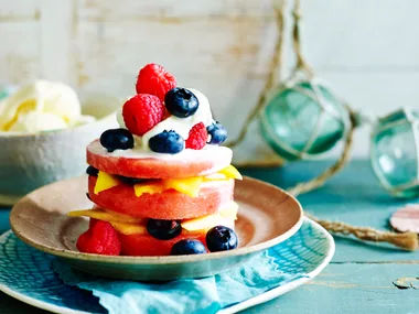 Summer fruit cake