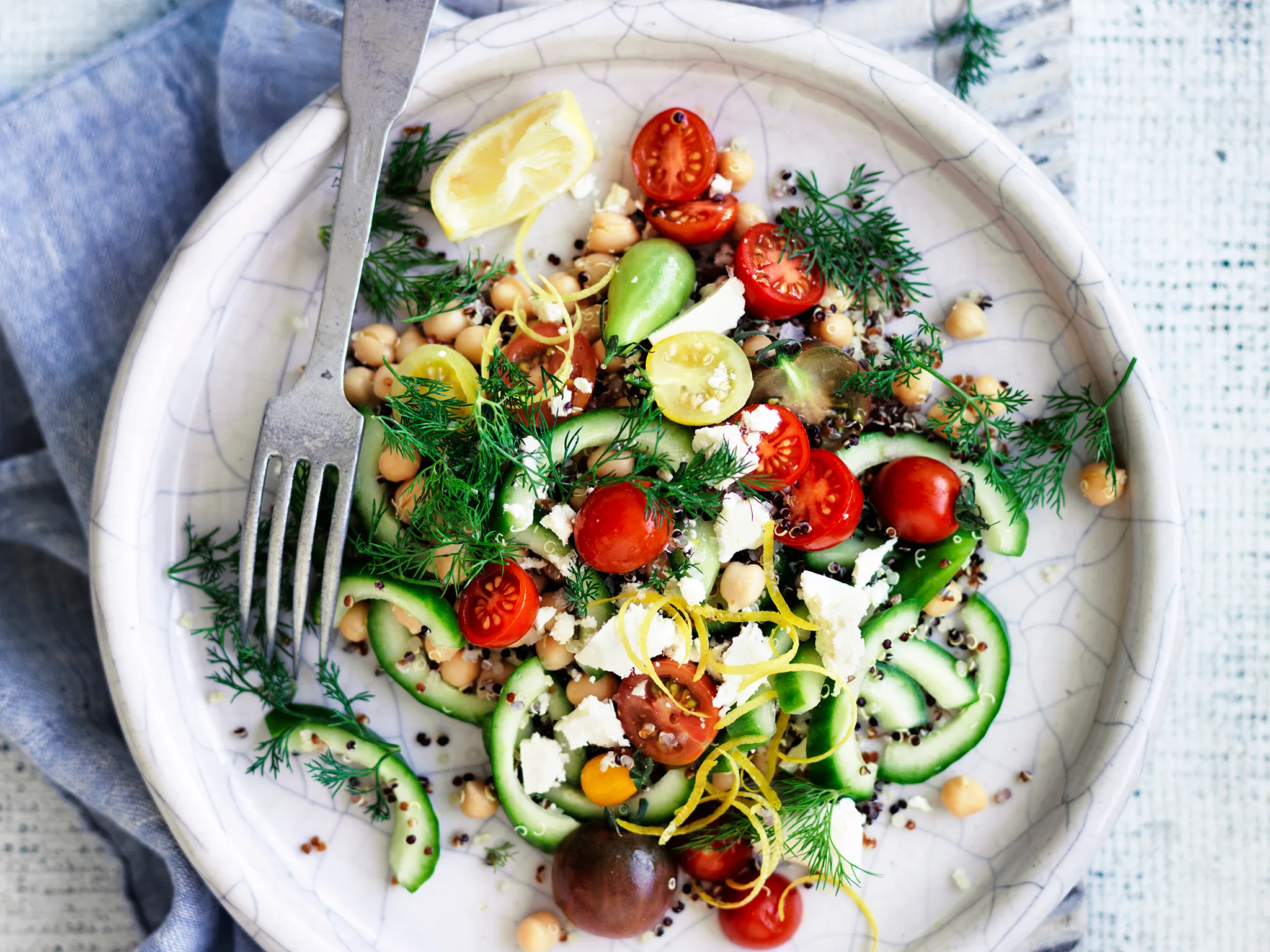 australia day salad idea