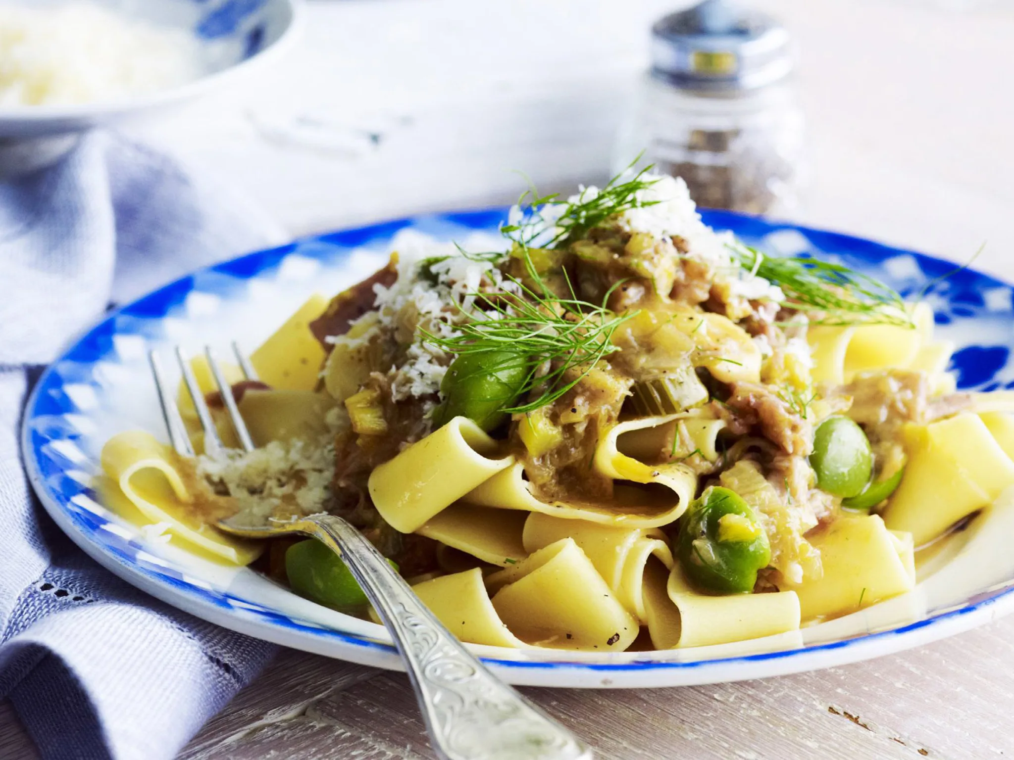 Pork ragu with pappardelle
