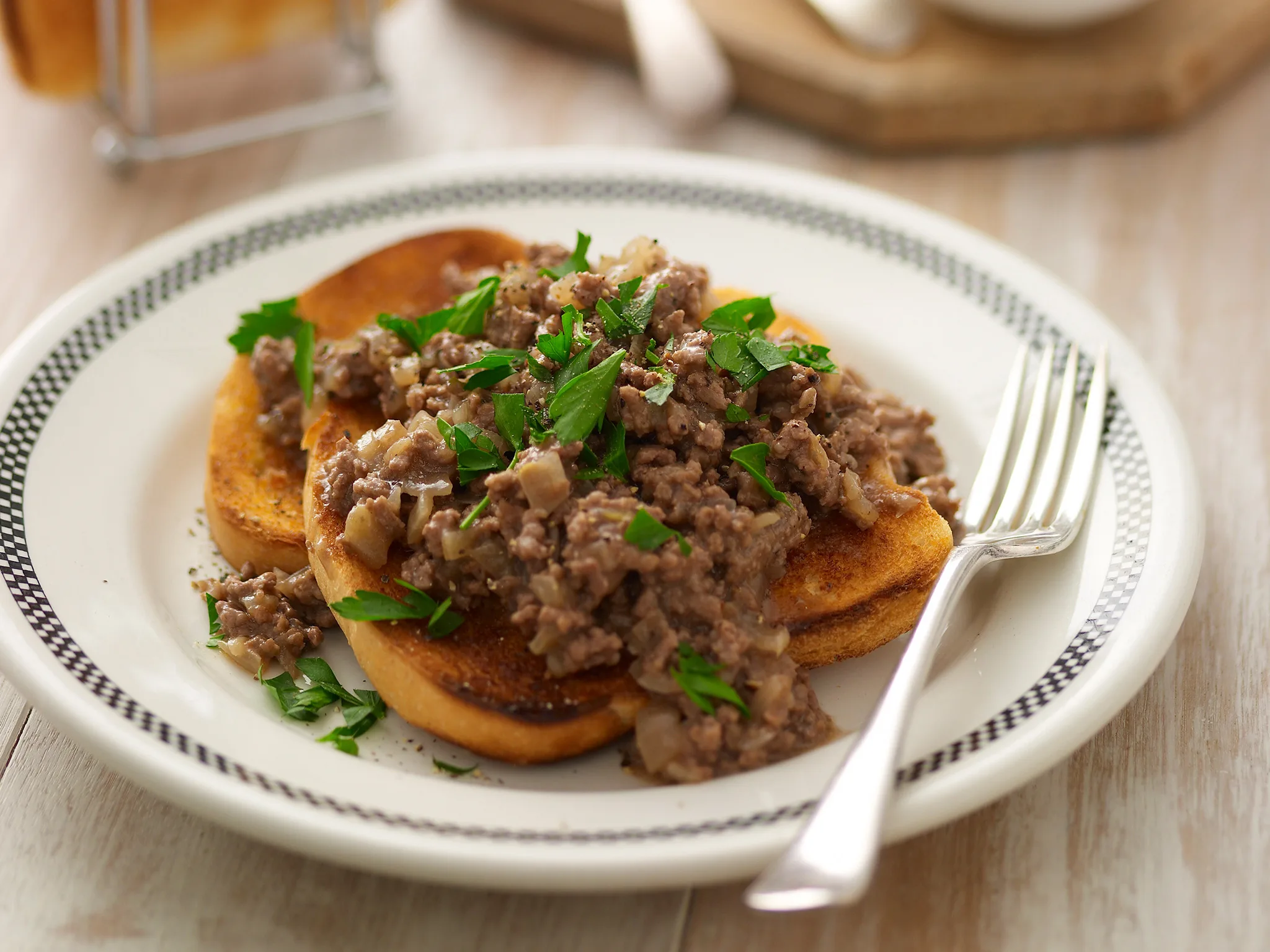 Classic mince on toast