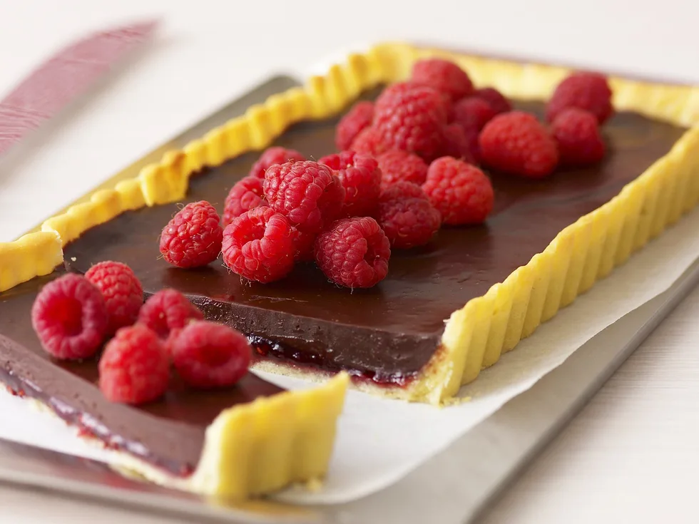 CHOCOLATERASPBERRYTART