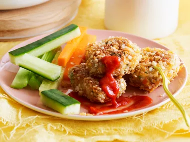 Crunchy chicken nuggets