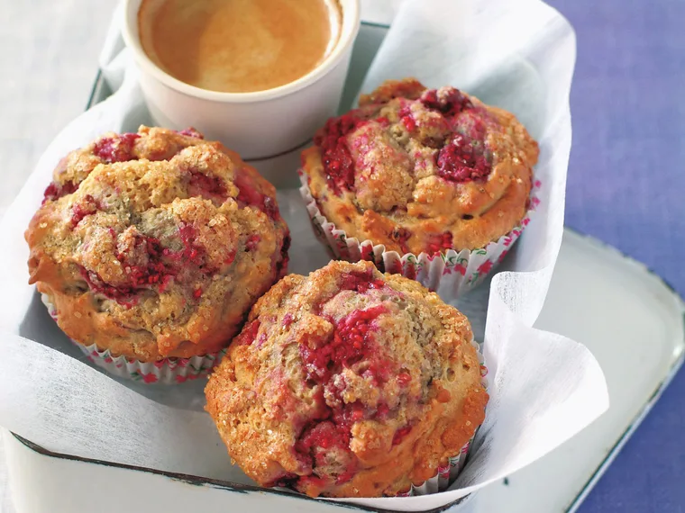 Gluten-free, dairy-free, Raspberry Muffins