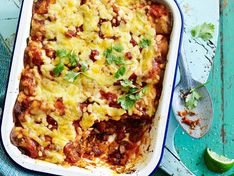 Beef enchiladas