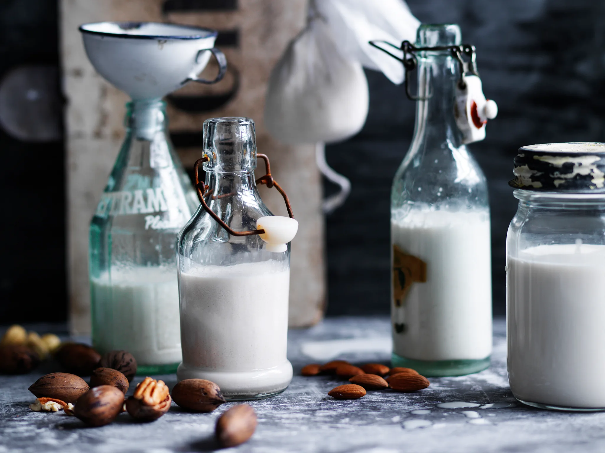 Dairy-free nut milks