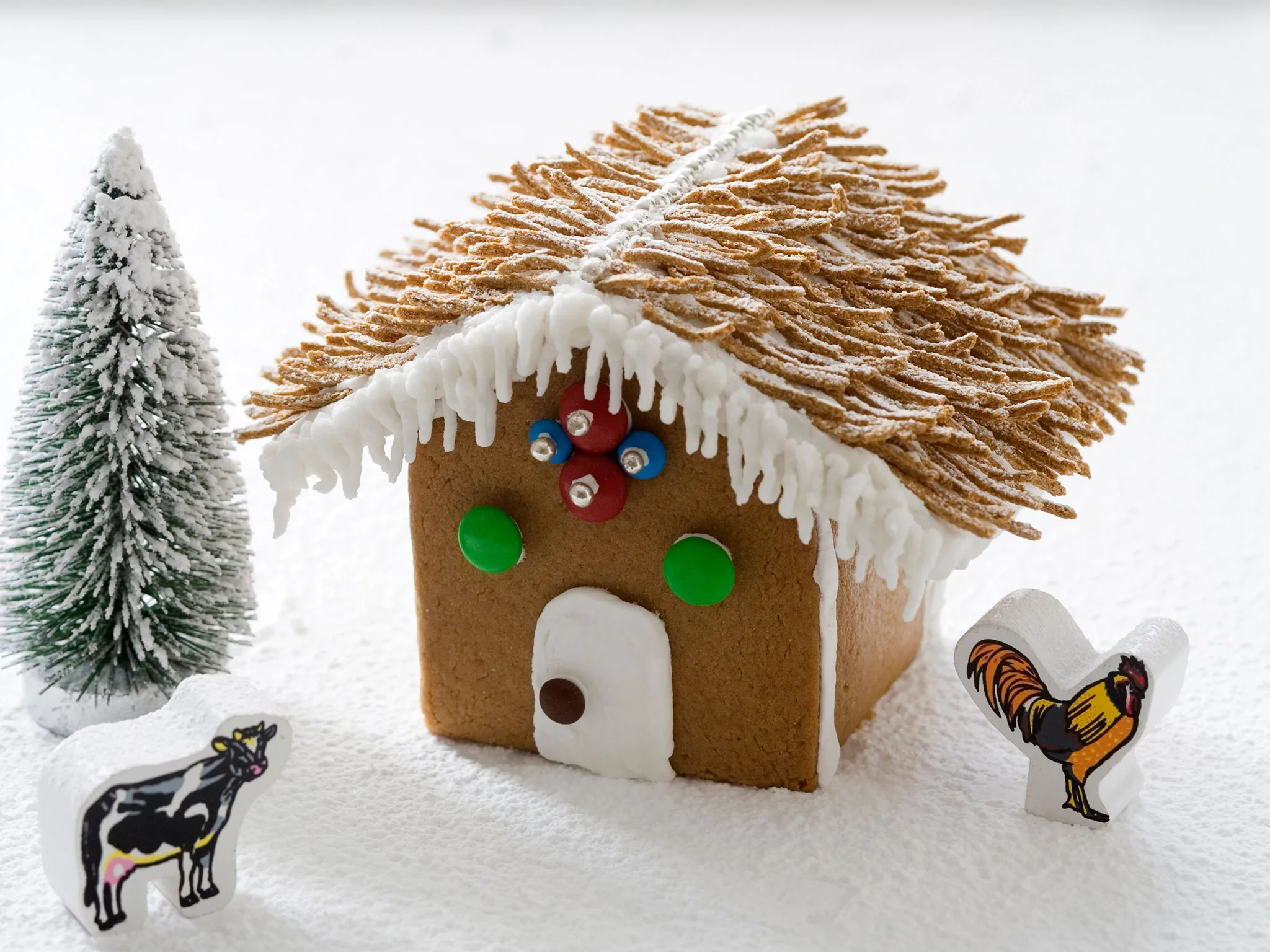 Mini gingerbread houses