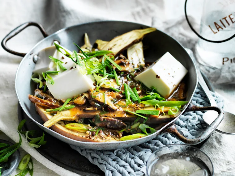 Eggplant ma po tofu