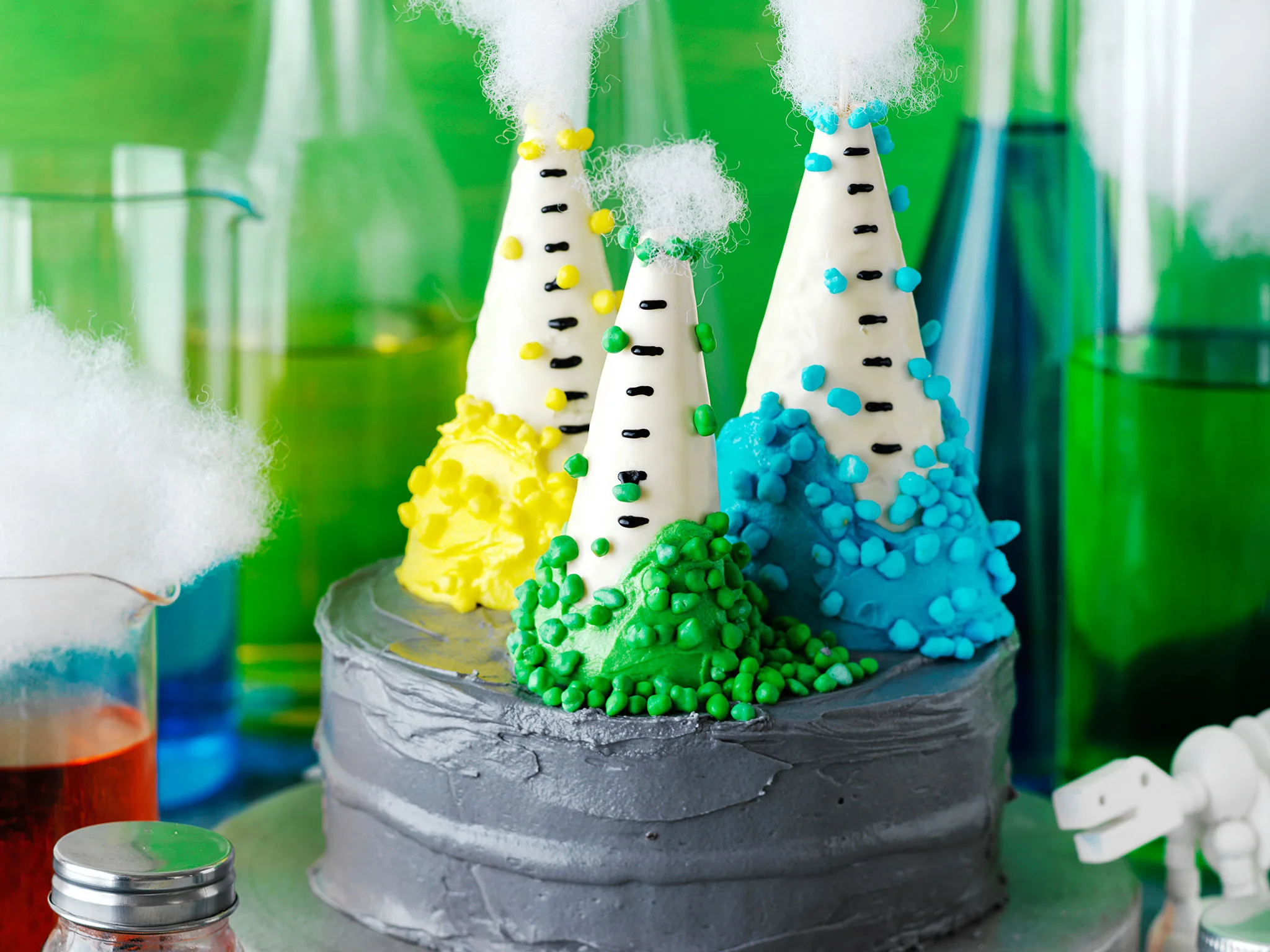 Science experiment cake