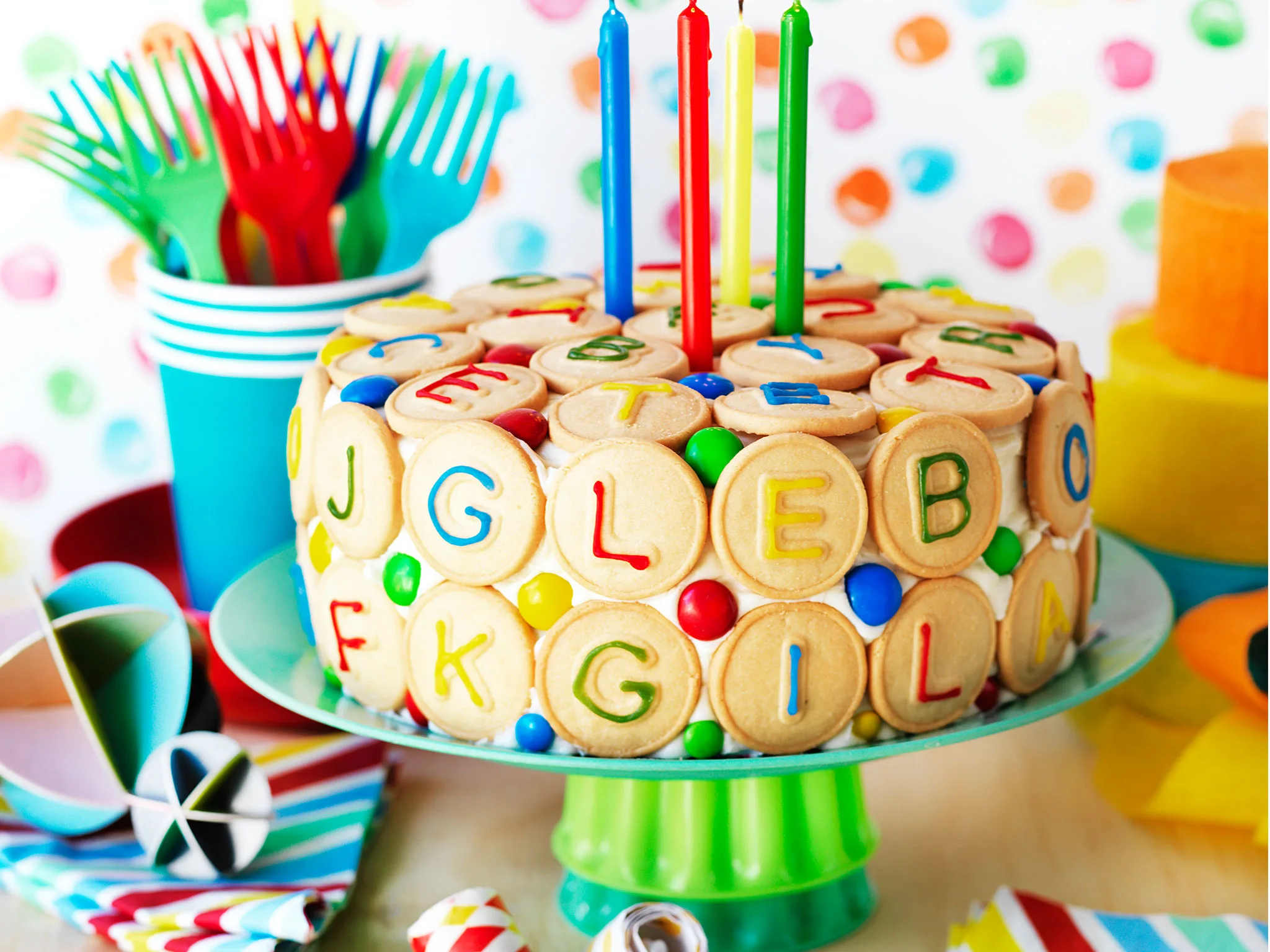 Alphabet cake