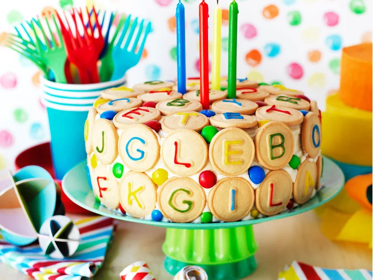 Alphabet cake