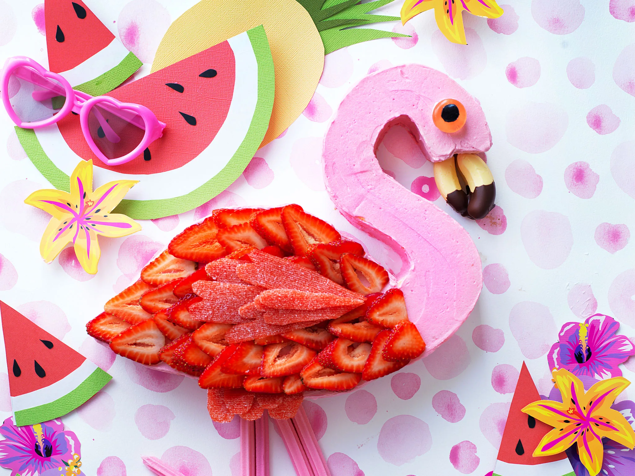 Flamingo cake