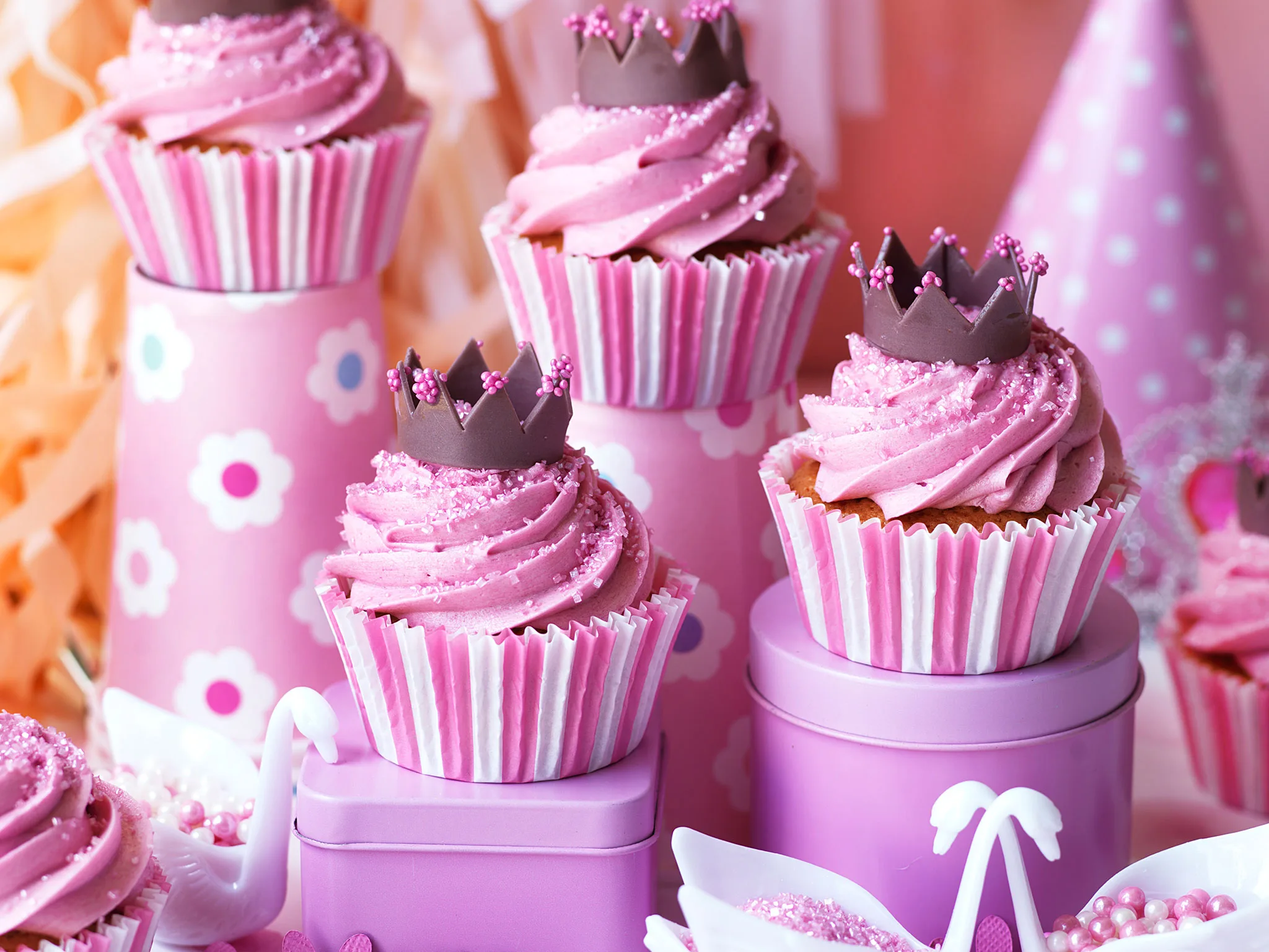 Littlest princess cupcakes