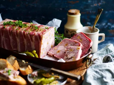 rabbit & hazelnut terrine