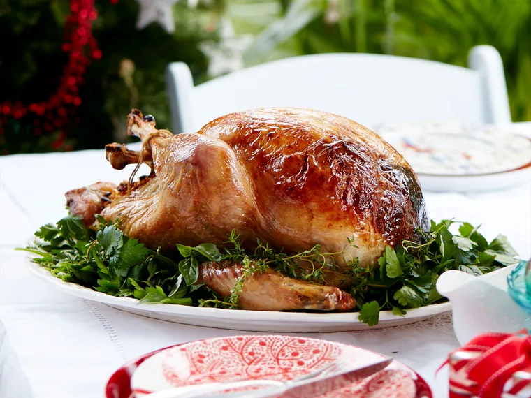 Julie Goodwin’s Christmas turkey with apricot and almond stuffing