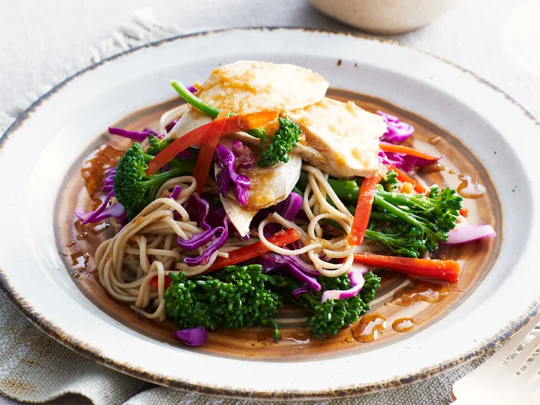 Chicken and soba noodle salad