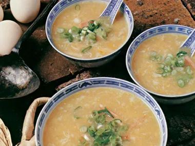 Chicken and corn soup