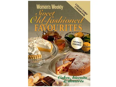 Sweet Old Fashioned Favourites Women's Weekly Cookbook Cover