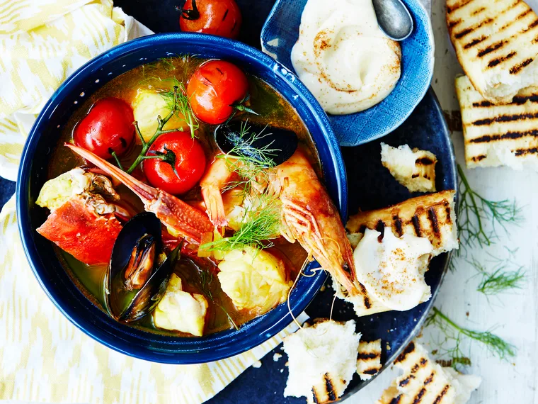 Quick and easy bouillabaisse