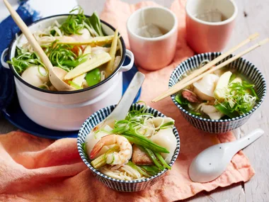 Quick combination short and long soup