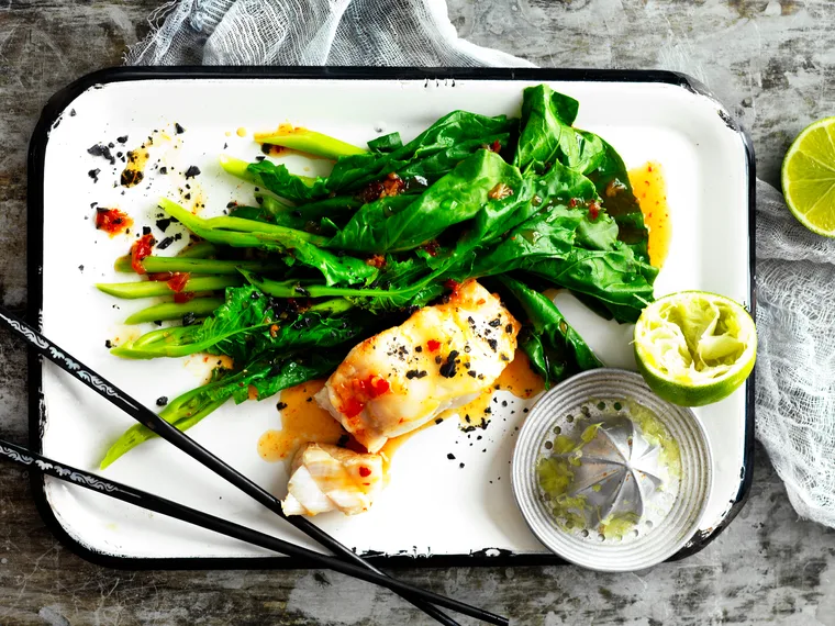 Chilli and lime pan-fried fish