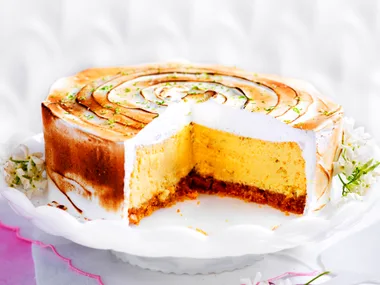Burnished key lime pie