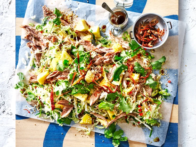 Sesame duck salad