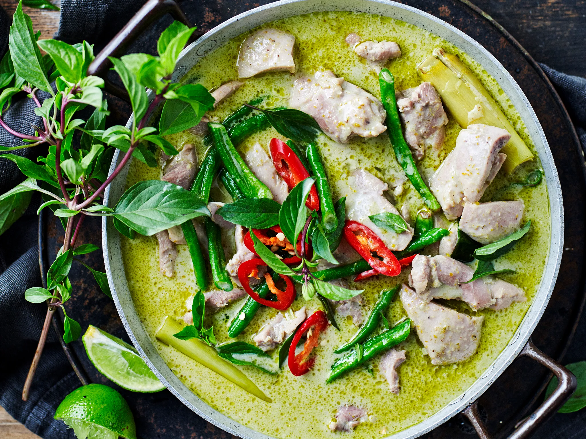 Thai green chicken curry