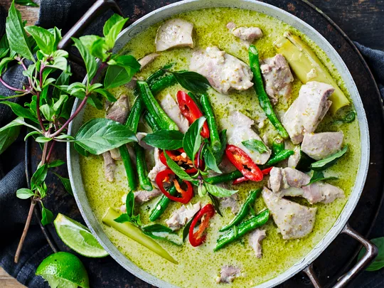 Thai green chicken curry