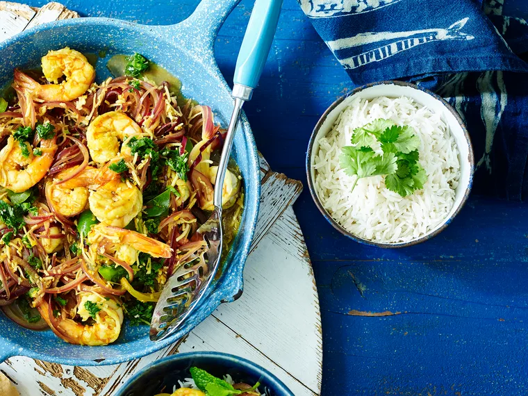 Summer prawn curry