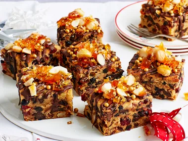 Christmas fruit slice