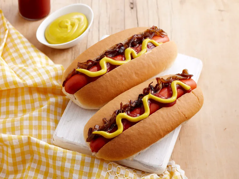 American-style hot dogs