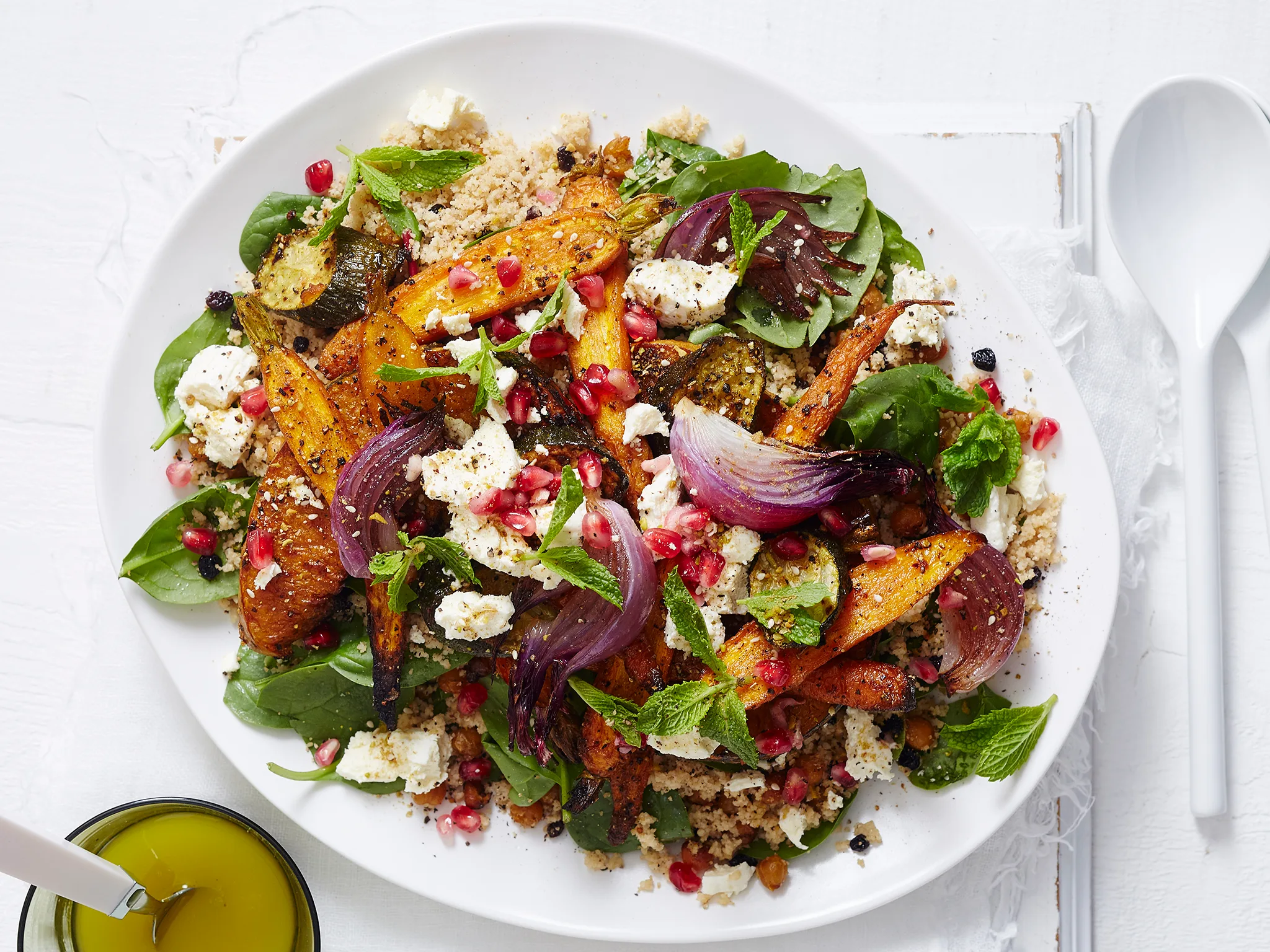 moroccan spiced chickpea salad