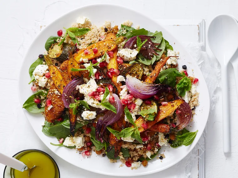 moroccan spiced chickpea salad