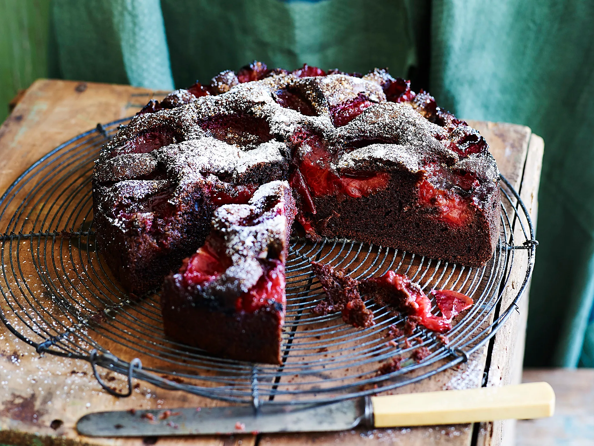 spiced plum cake