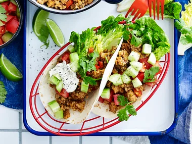 spicy pork tortillas