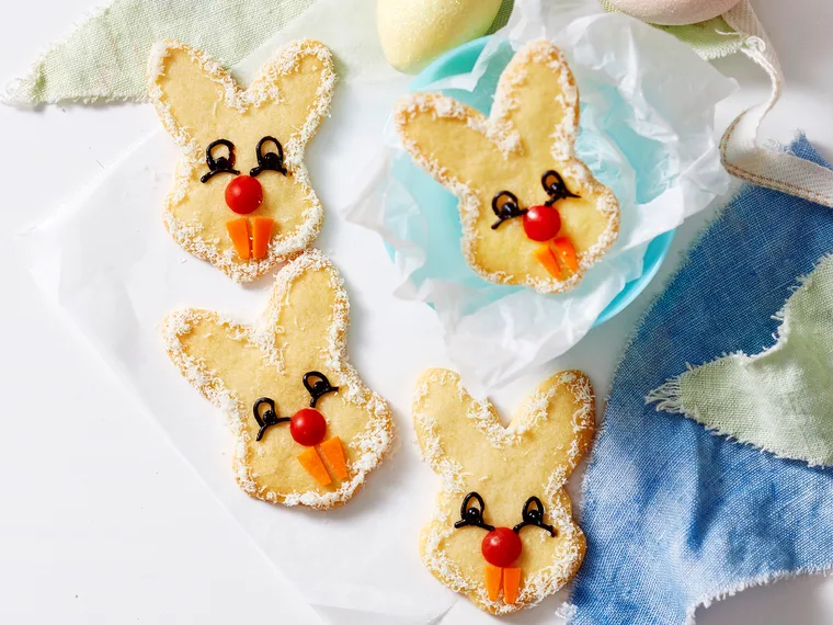 Easy cheesy bunny biscuits