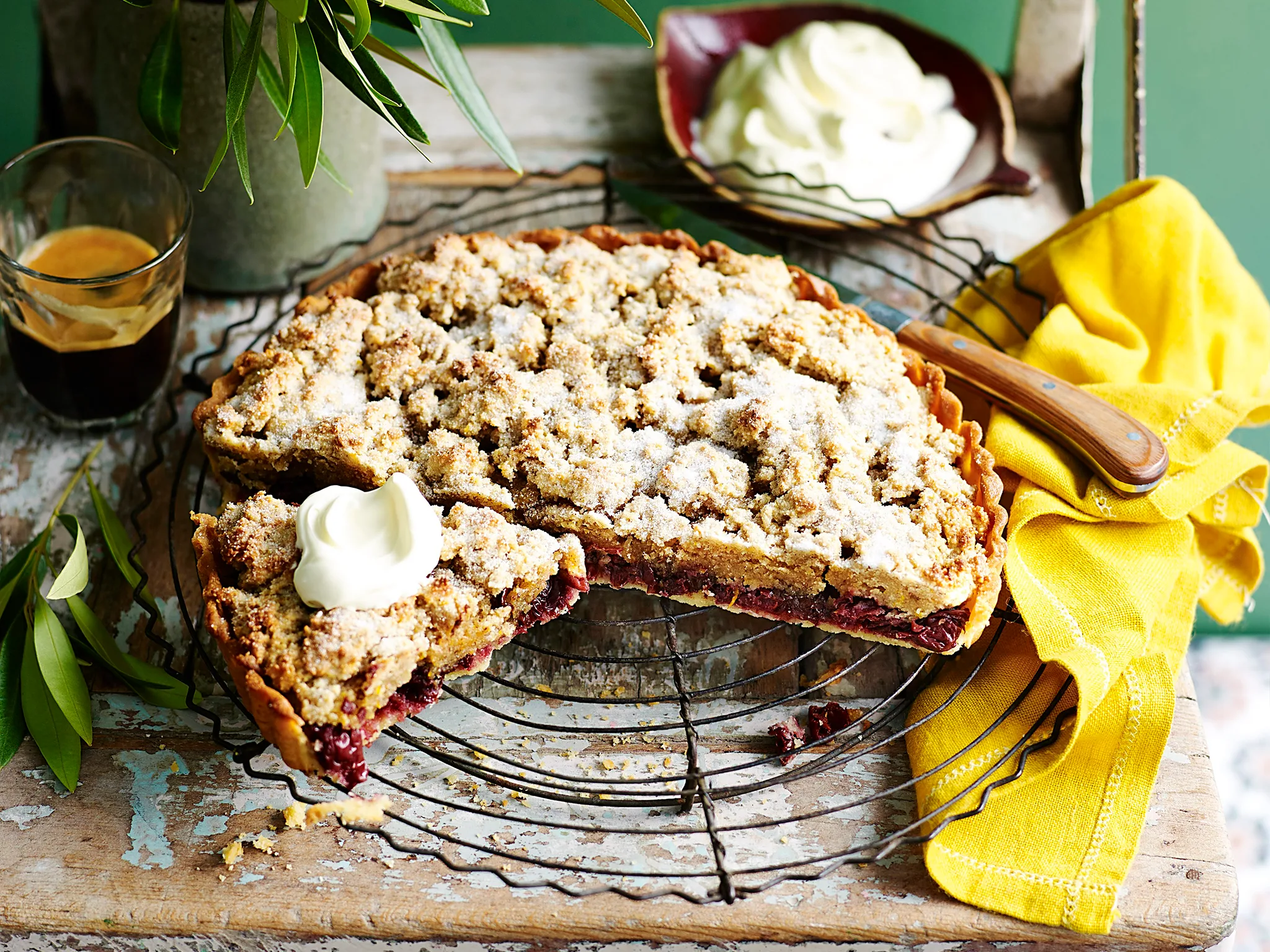 sherry cherry and chocolate tart recipe