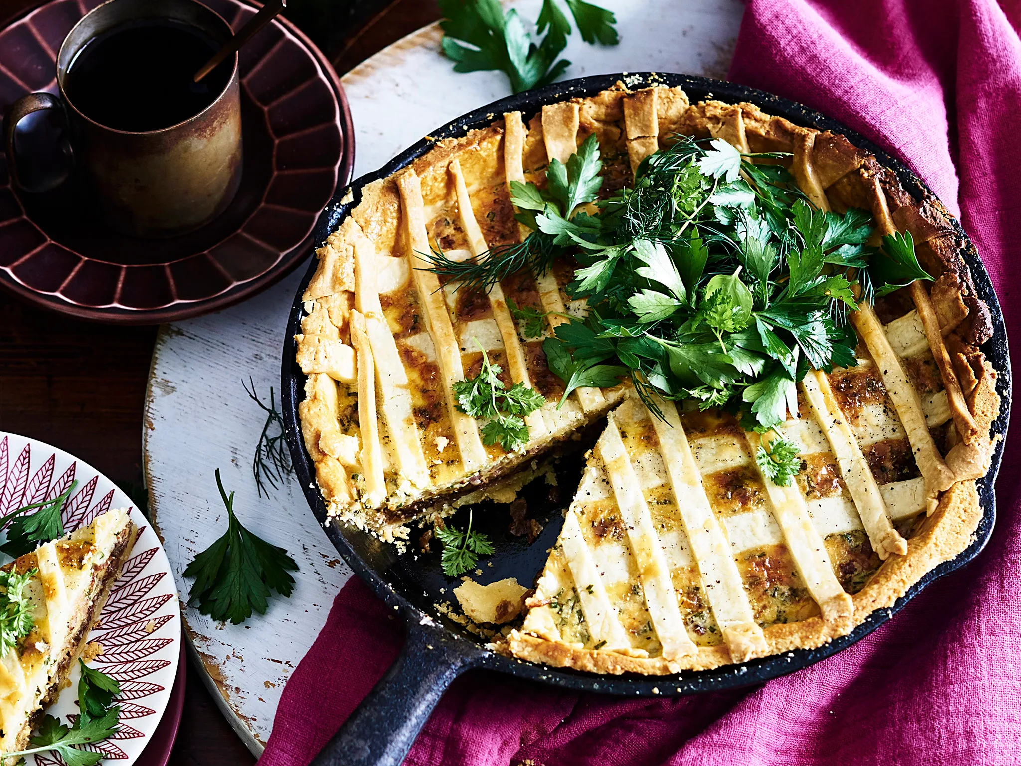 cheese and bacon flan recipe