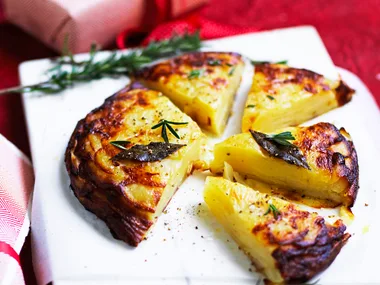 layered potato cake